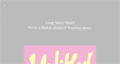 Desktop Screenshot of longstoryshortdesign.co.uk